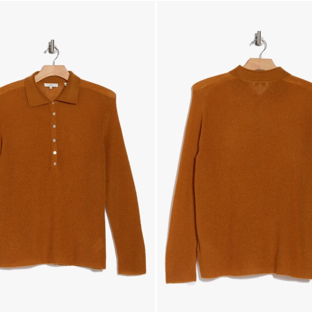 Lightweight Polo Collared Sweater - image 2